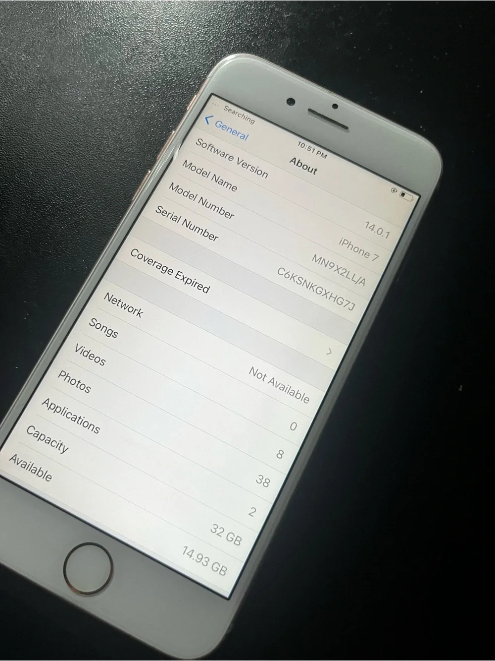 iPhone 7 rose gold
